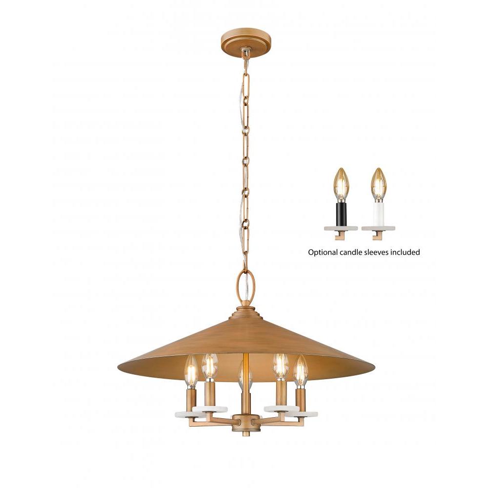 5 Light Pendant-Signature Gold