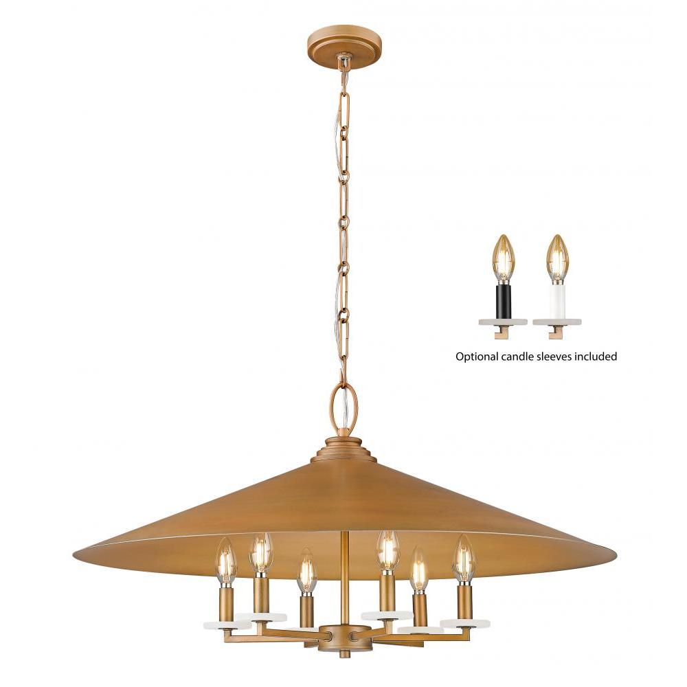 6 Light Pendant-Signature Gold