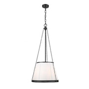 5 Light Pendant-White