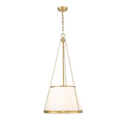 5 Light Pendant-White