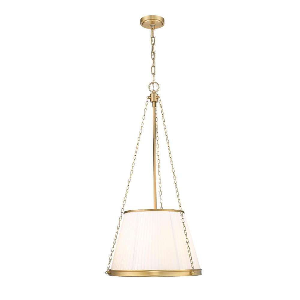 5 Light Pendant-White