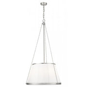 6 Light Pendant-White
