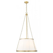 6 Light Pendant-White