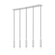 5 Light Linear Chandelier
