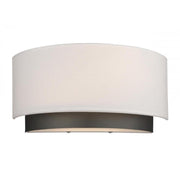 2 Light Wall Sconce-White Linen
