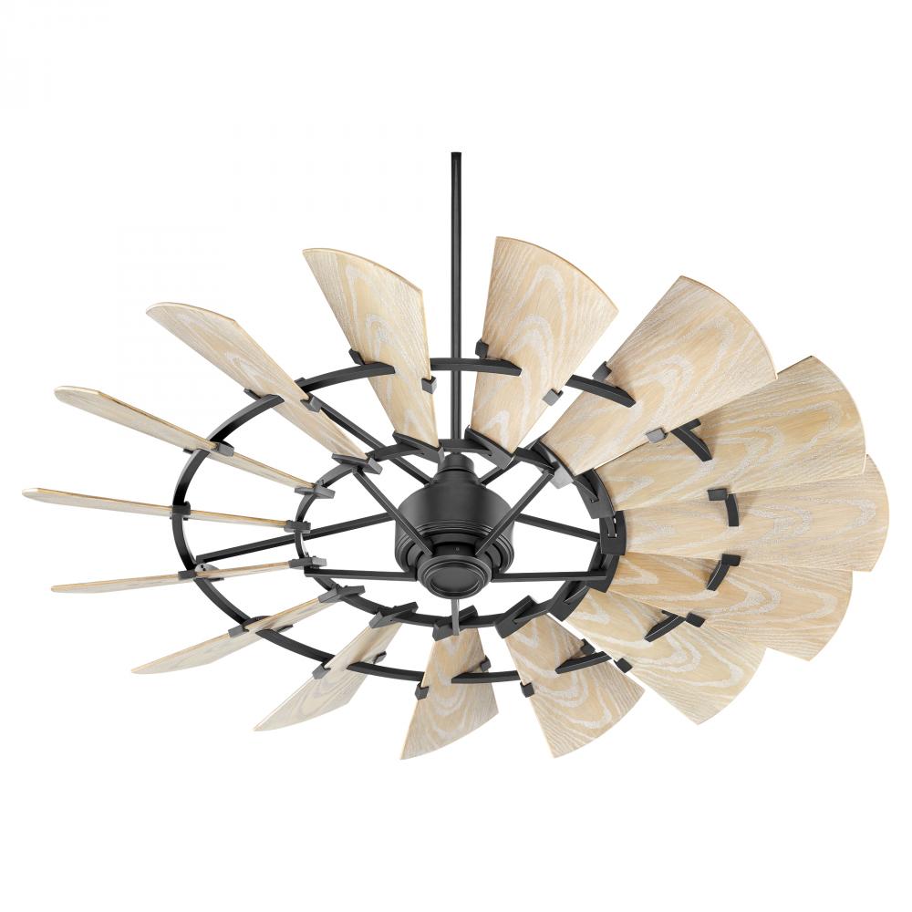 Quorum Lighting WINDMILL 196015-69 Fan Farm House - Textured Black