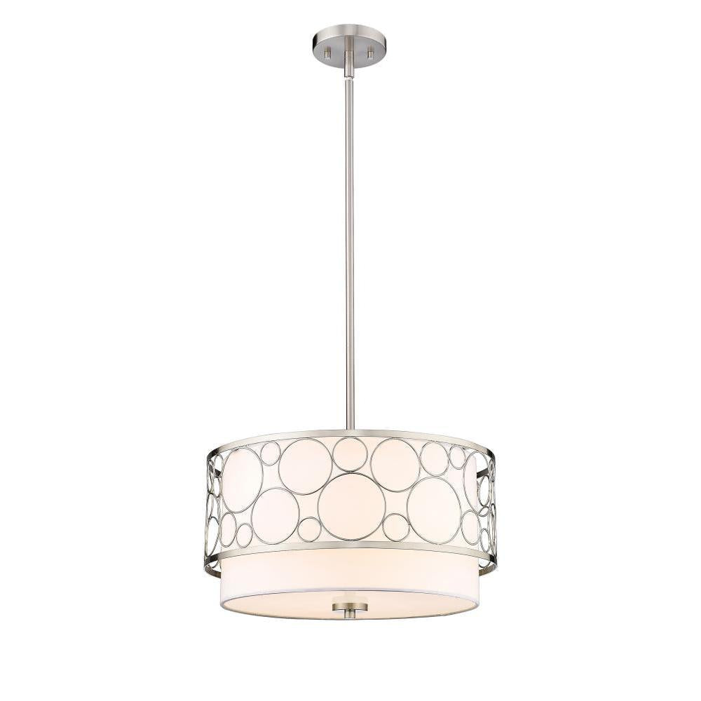 3 Light Pendant-White
