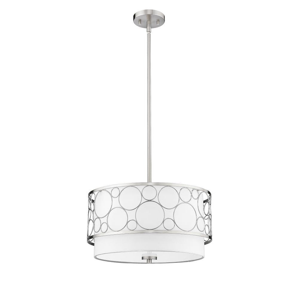 Z-Lite Lighting 197-17BN Pendant Mid Century Modern - Nickel