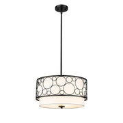 3 Light Pendant-White