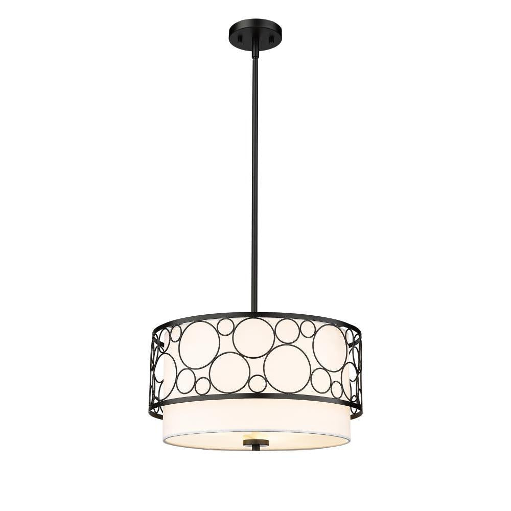 3 Light Pendant-White