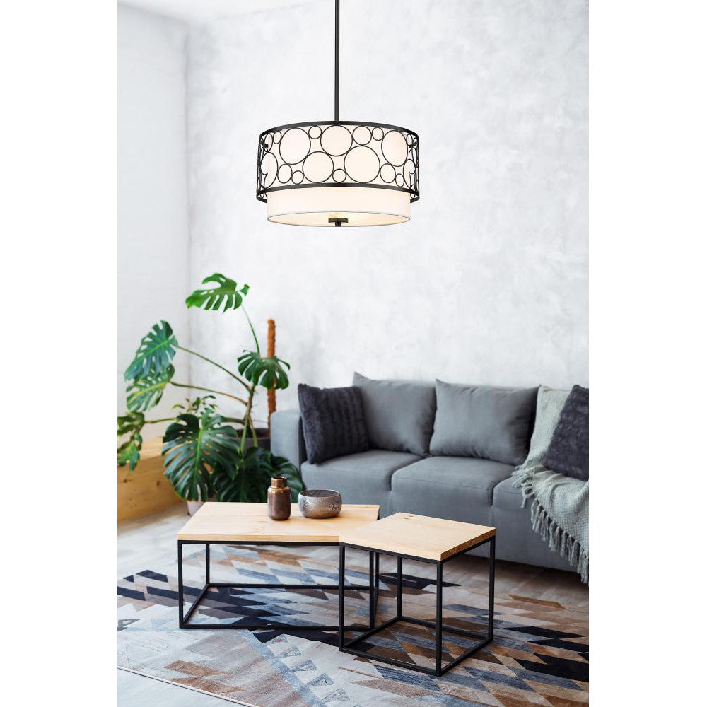 Z-Lite Lighting 197-17MB Pendant Mid Century Modern - Black