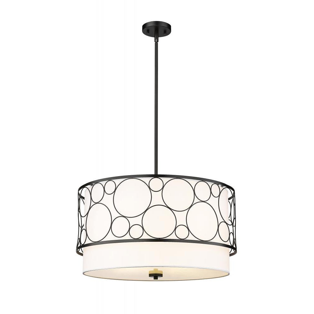 Z-Lite Lighting 197-24MB Chandelier Mid Century Modern - Black