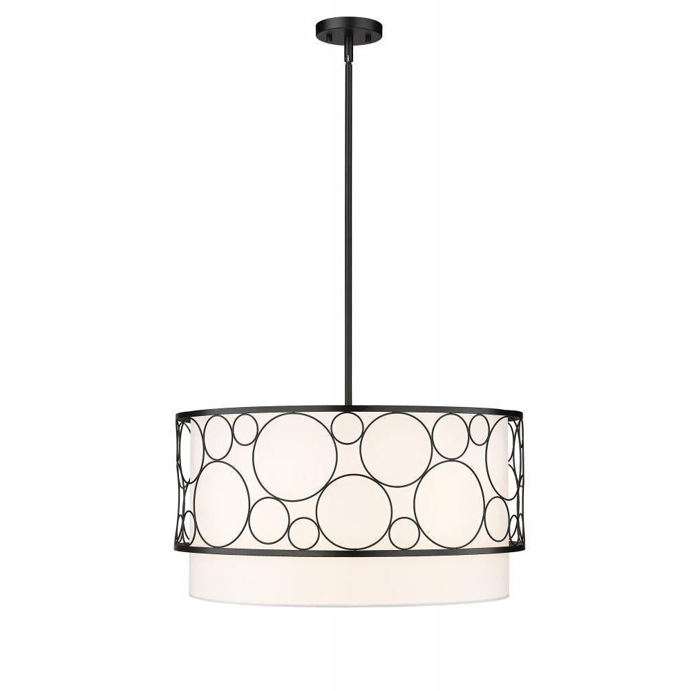 Z-Lite Lighting 197-24MB Chandelier Mid Century Modern - Black