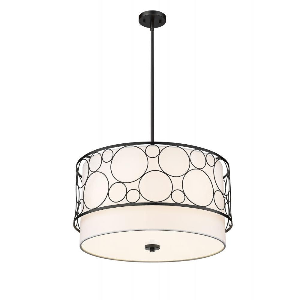 Z-Lite Lighting 197-24MB Chandelier Mid Century Modern - Black