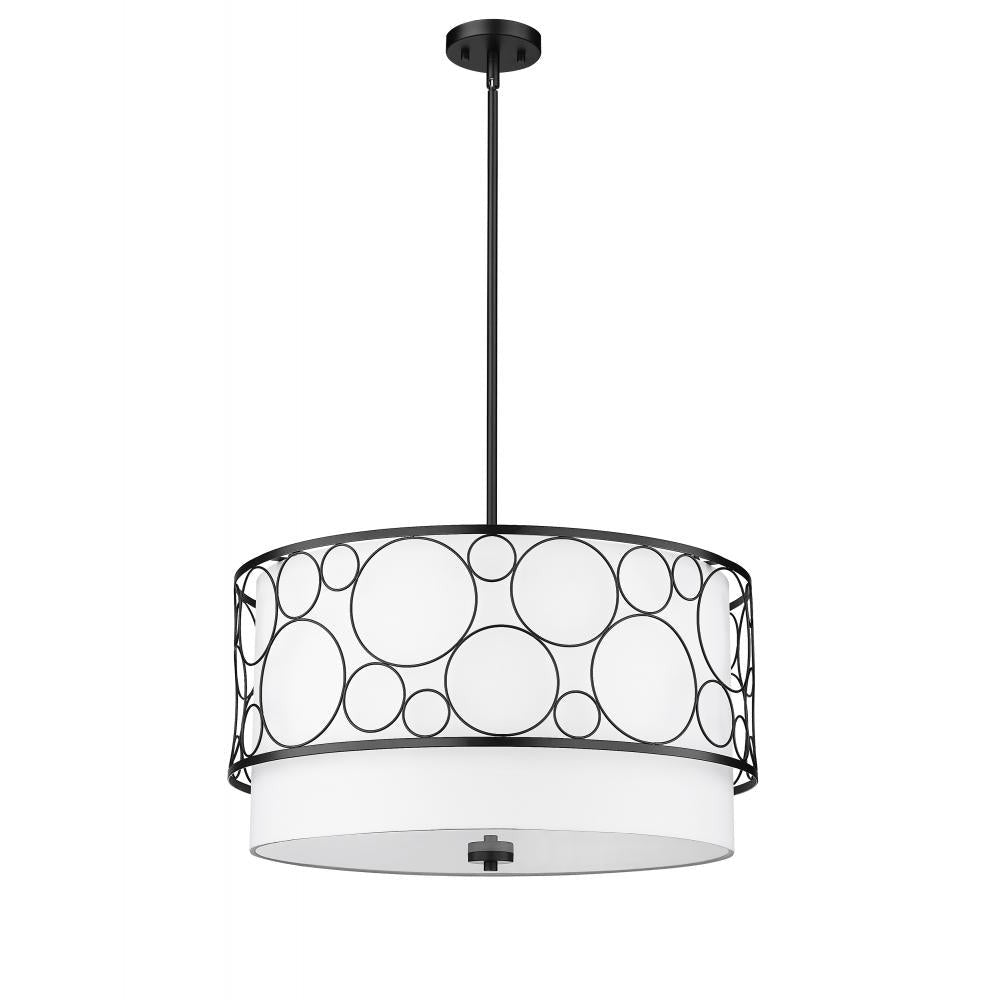 Z-Lite Lighting 197-24MB Chandelier Mid Century Modern - Black