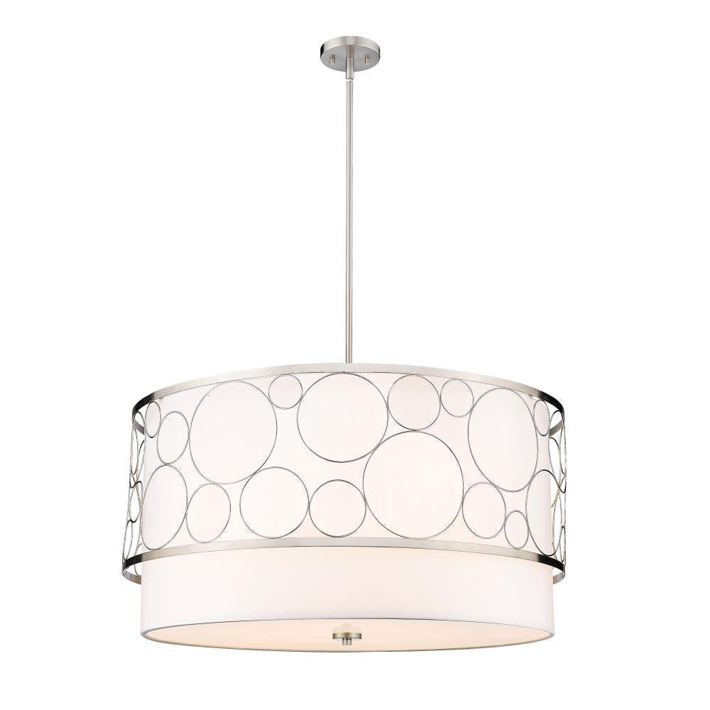5 Light Chandelier-White
