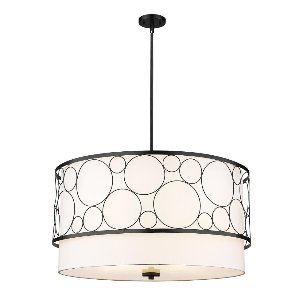 5 Light Chandelier-White