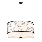 5 Light Chandelier-White