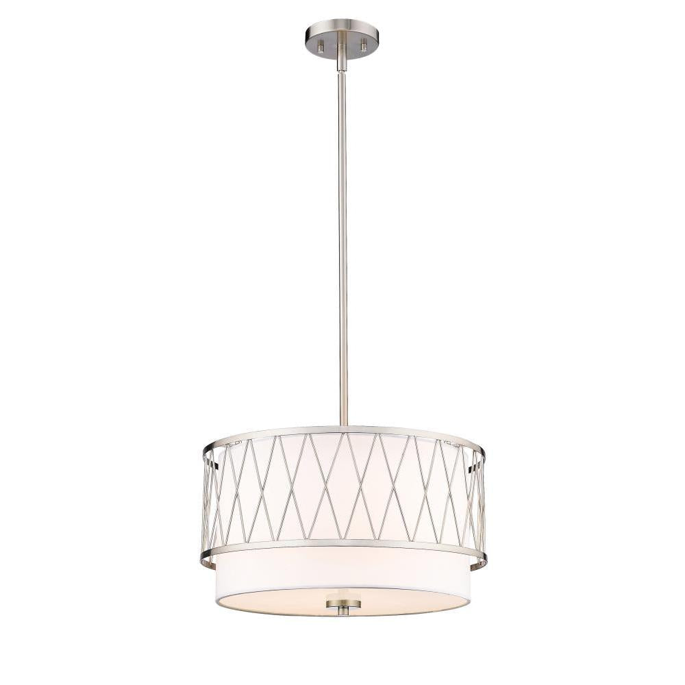 3 Light Pendant-White