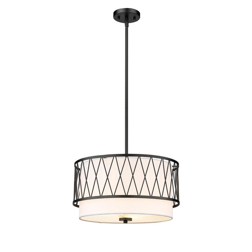 3 Light Pendant-White