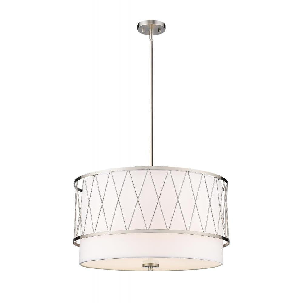 4 Light Pendant-White