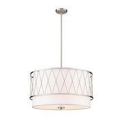 4 Light Pendant-White