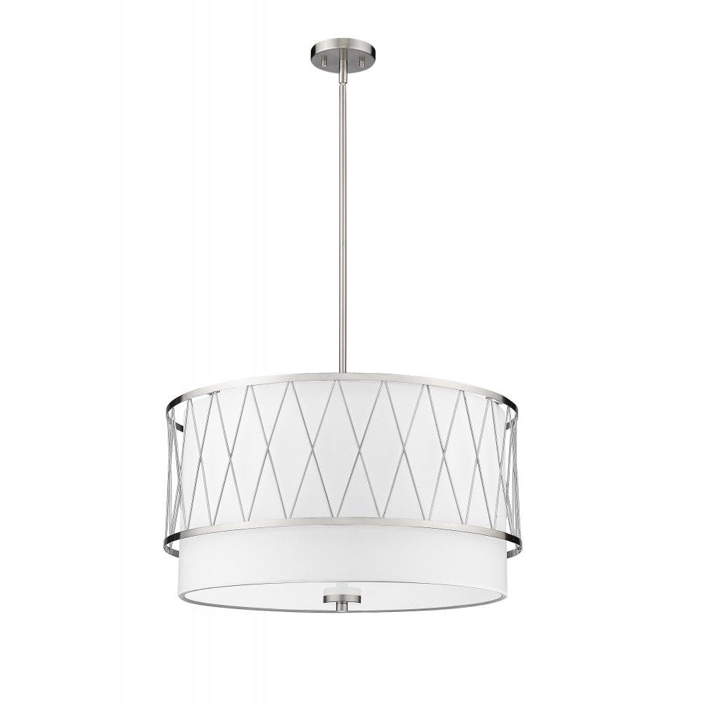 Z-Lite Lighting 198-24BN Pendant Mid Century Modern - Nickel