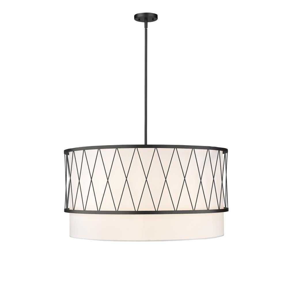 Z-Lite Lighting 198-32MB Pendant Mid Century Modern - Black