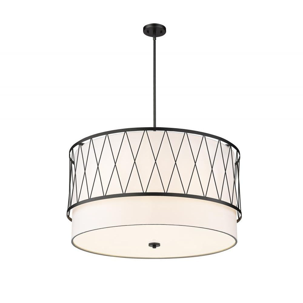 Z-Lite Lighting 198-32MB Pendant Mid Century Modern - Black