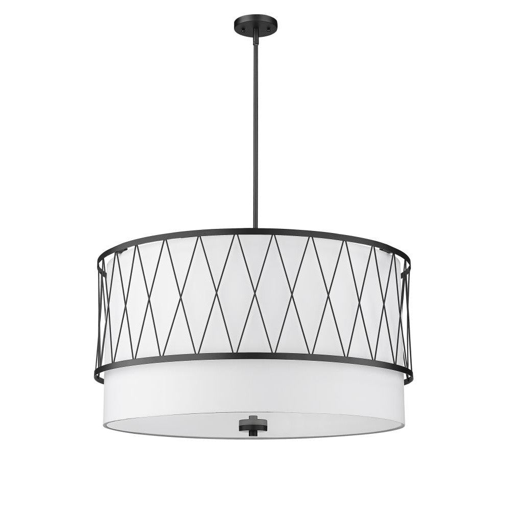 Z-Lite Lighting 198-32MB Pendant Mid Century Modern - Black