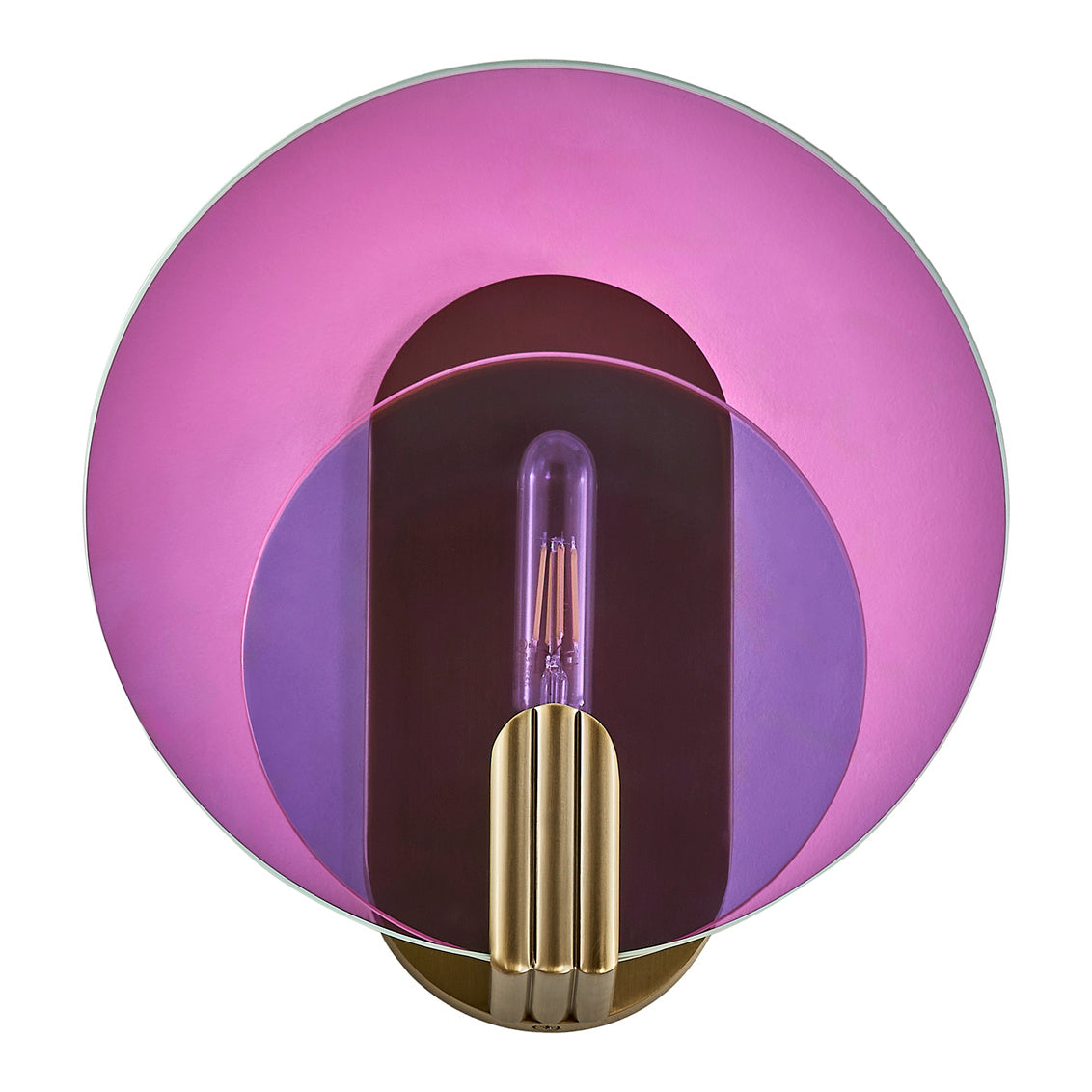 Optics 11-in 1 Light (6-watt) Winter Brass Wall Sconce