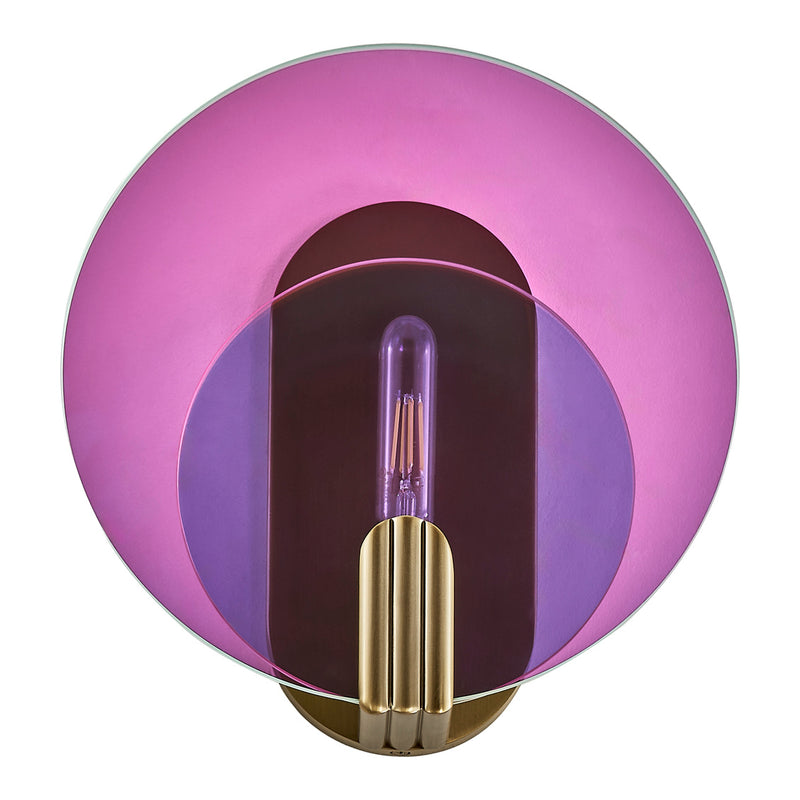 Optics 11-in 1 Light (6-watt) Winter Brass Wall Sconce