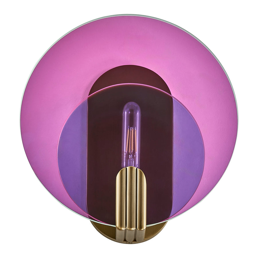 Optics 11-in 1 Light (6-watt) Winter Brass Wall Sconce