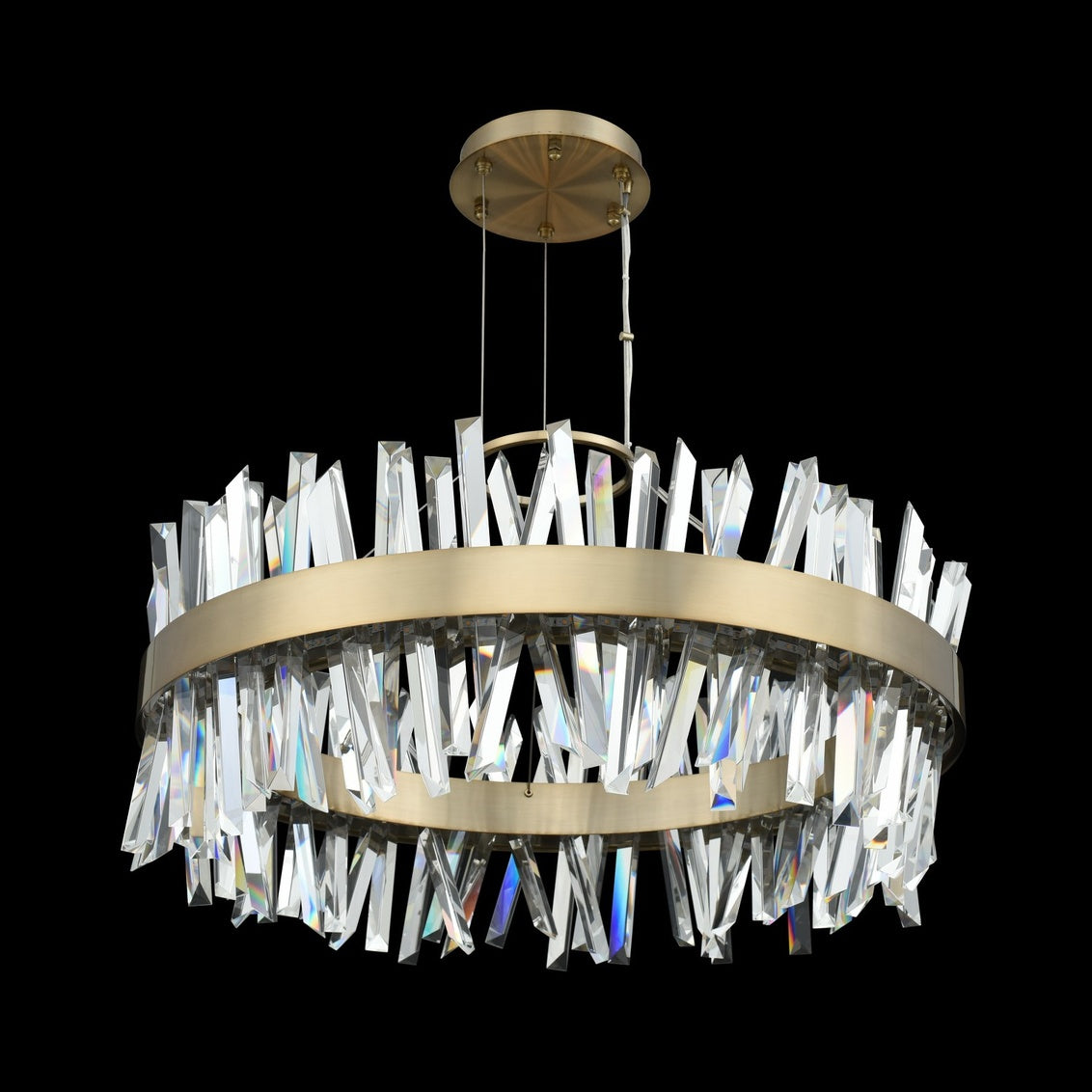 Glacier 32 Inch Round LED Pendant