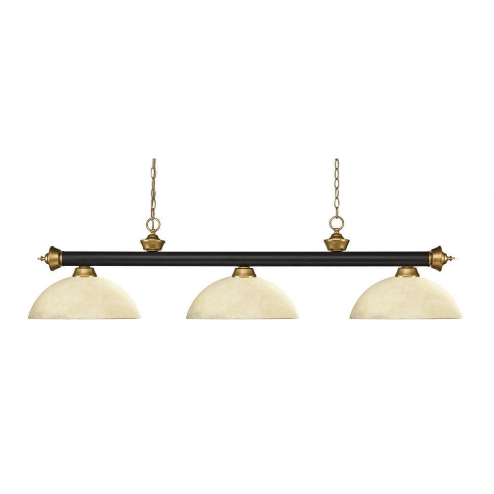 3 Light Billiard Table Light -Golden Mottle