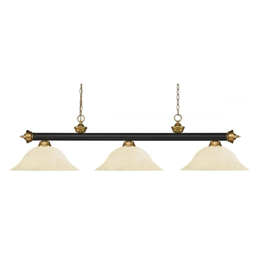 3 Light Billiard Table Light -Golden Mottle