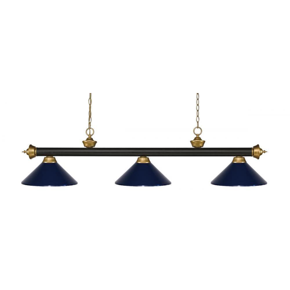 3 Light Billiard Table Light -Navy Blue