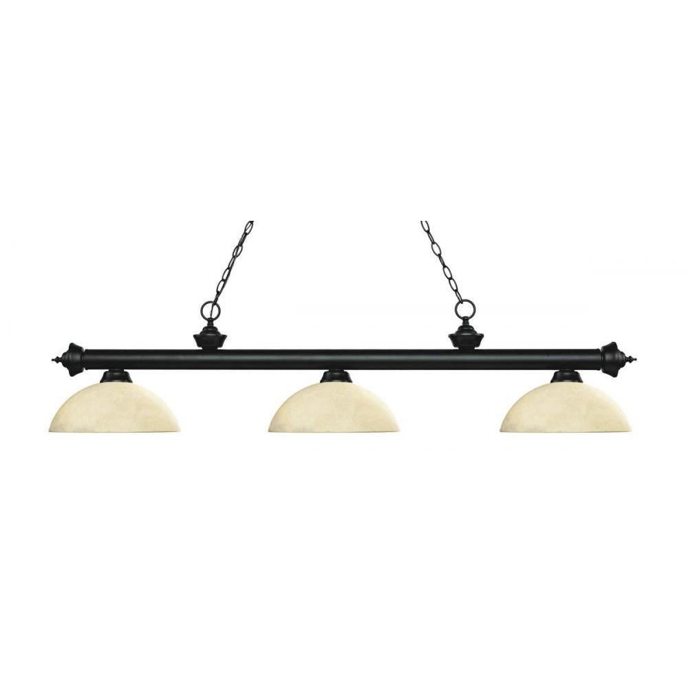 3 Light Billiard Table Light -Golden Mottle