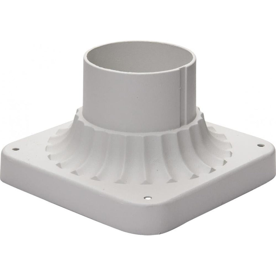 Maxim Lighting 2001WT Outdoor Post 5.75 Inch Lantern Mount – White