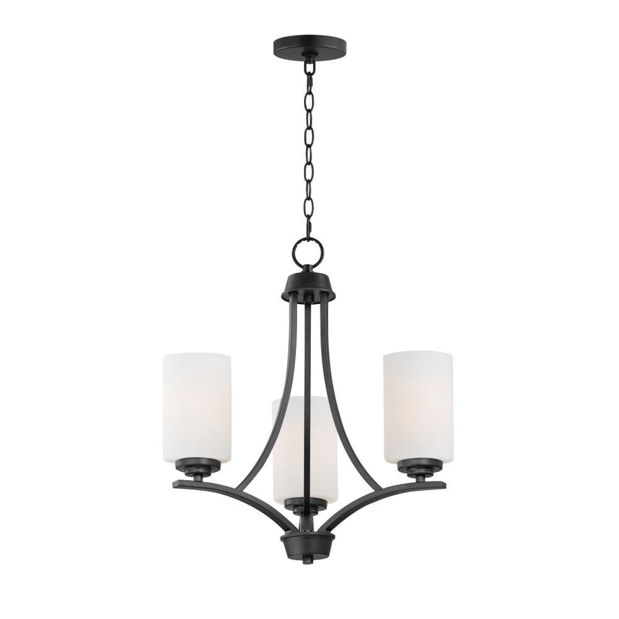 Deven 18 Inch Mini Chandelier – Black
