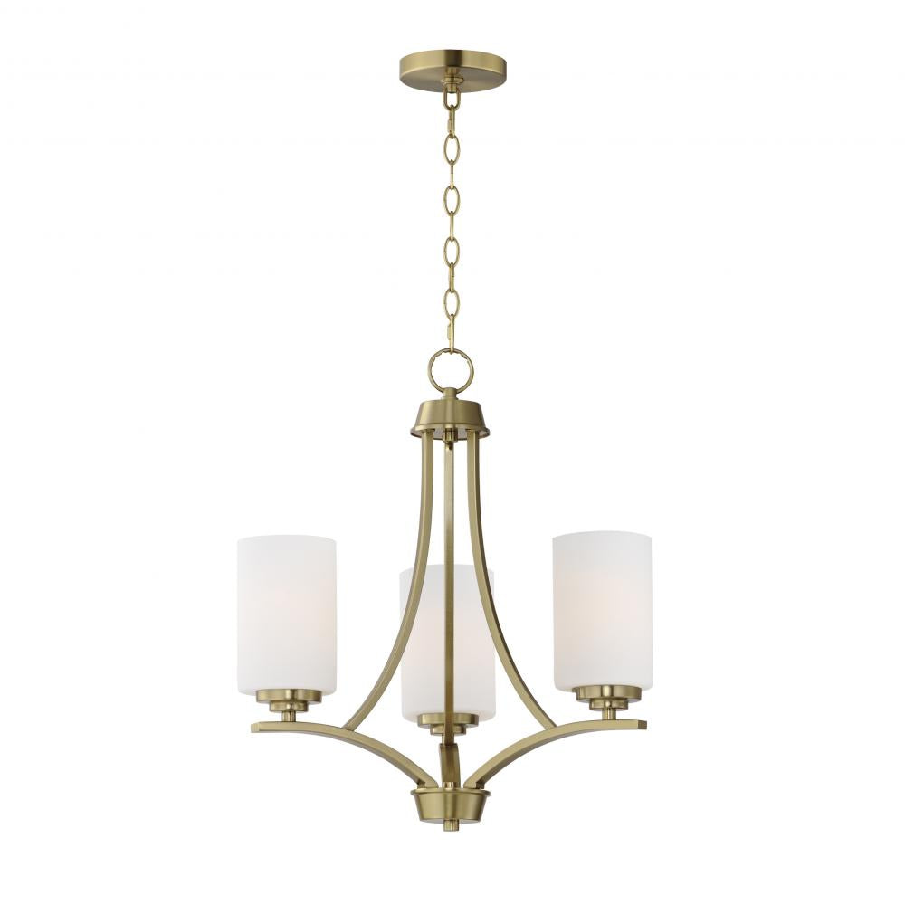 Maxim Lighting DEVEN 20033SWSBR Mini Chandelier Contemporary - Brass