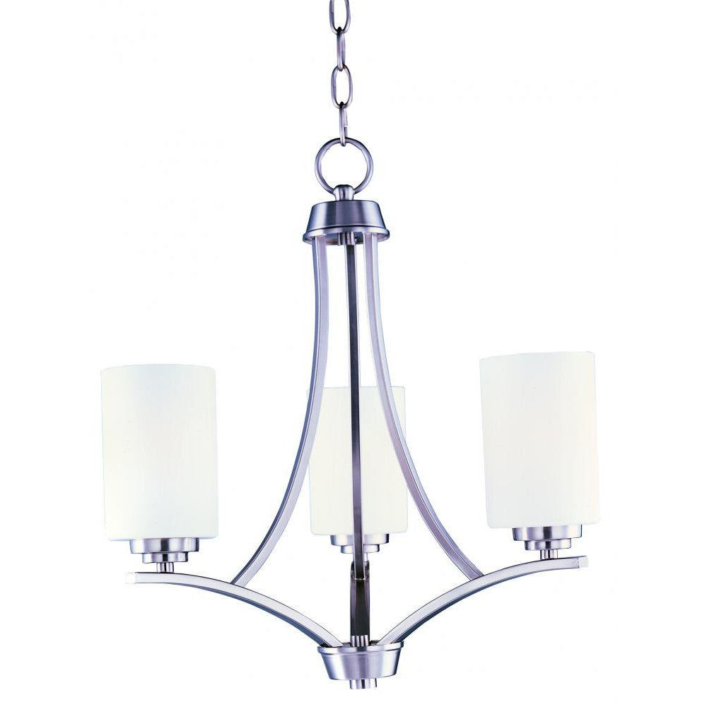 Maxim Lighting DEVEN 20033SWSN Mini Chandelier Contemporary - Nickel