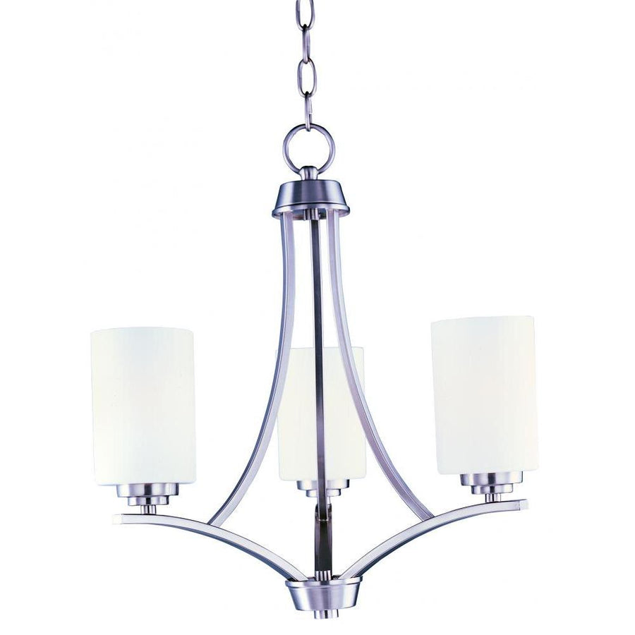 Deven 18 Inch Mini Chandelier – Satin Nickel