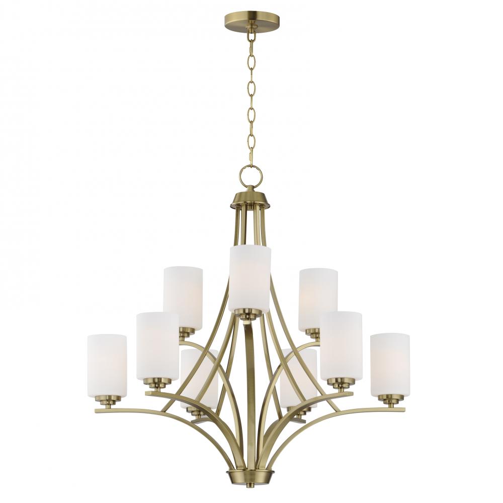 Maxim Lighting DEVEN 20036SWSBR Chandelier Contemporary - Brass