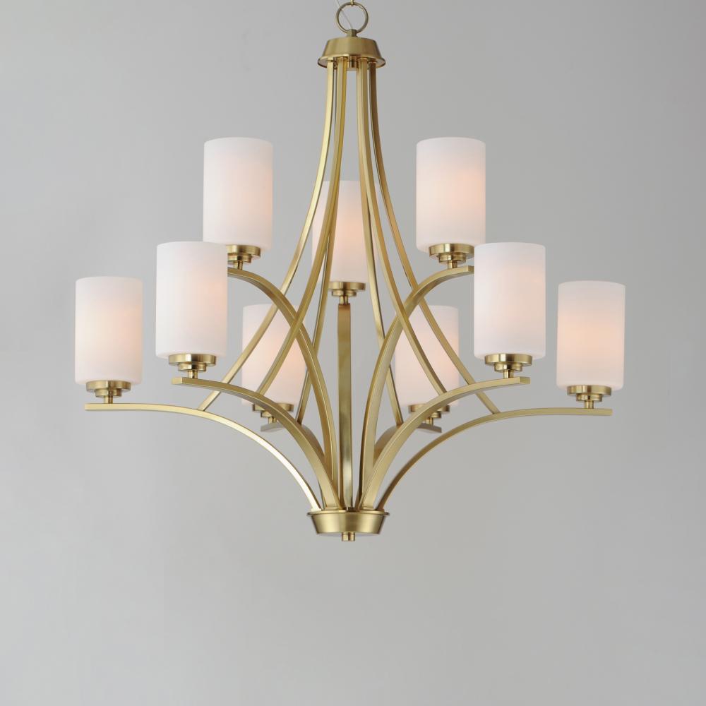 Maxim Lighting DEVEN 20036SWSBR Chandelier Contemporary - Brass