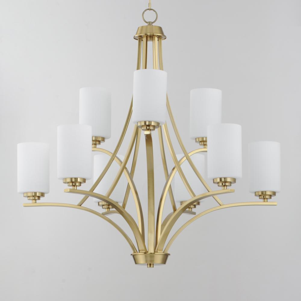 Maxim Lighting DEVEN 20036SWSBR Chandelier Contemporary - Brass