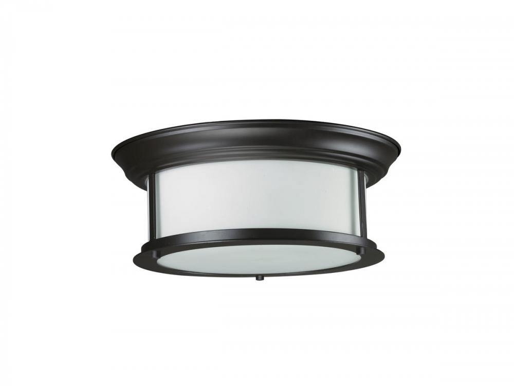 Z-Lite Lighting 2004F13-BRZ Flush Mount Contemporary - Bronze