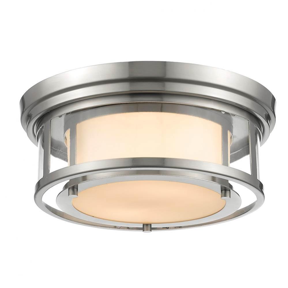 Z-Lite Lighting NICKEL TONES 2005F13-BN Flush Mount - Nickel