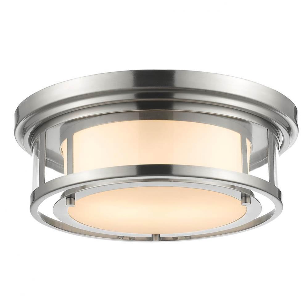 Z-Lite Lighting NICKEL TONES 2005F16-BN Flush Mount - Nickel