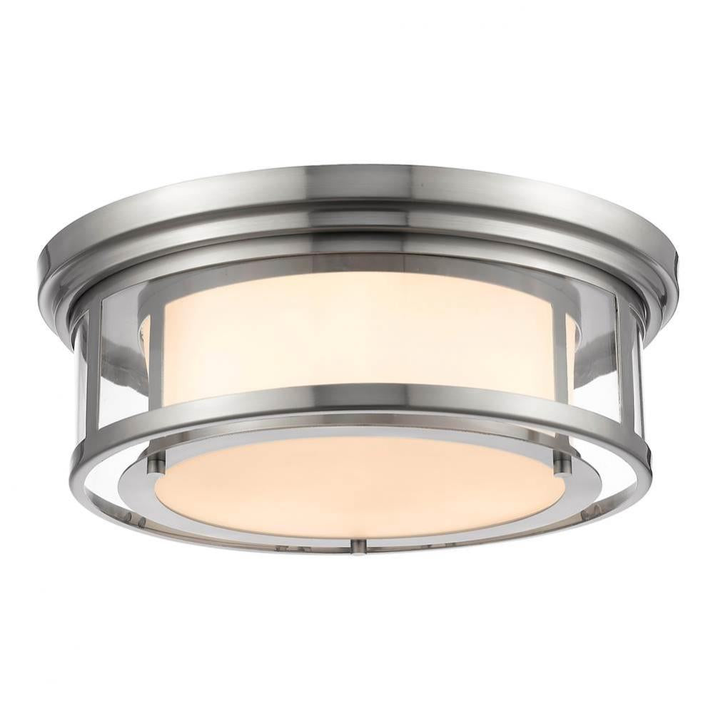 Z-Lite Lighting NICKEL TONES 2005F18-BN Flush Mount - Nickel